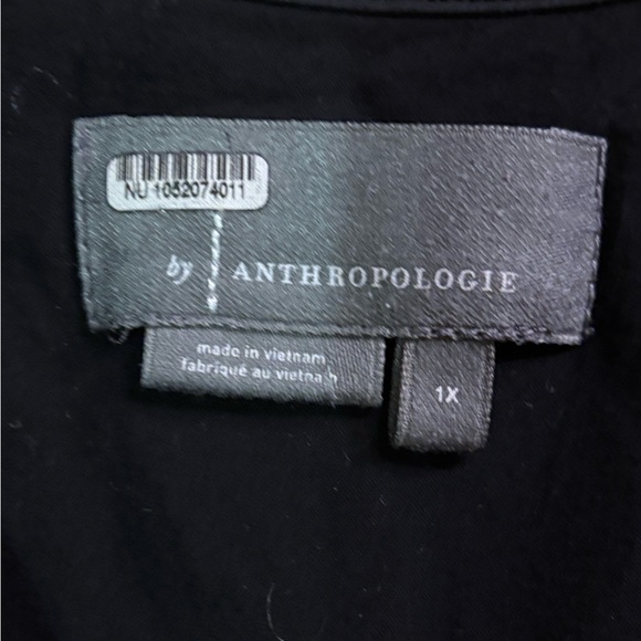 Anthropologie The Somerset Maxi Dress 1X black - Picture 7 of 12